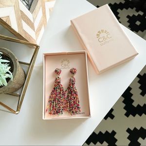 🌈Boho California Rainbow Bead Earrings